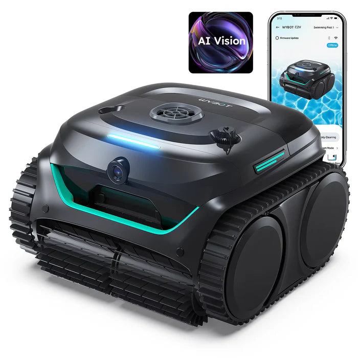 Wybot Model C2 Vision Cordless Robotic Pool Cleaner with APP