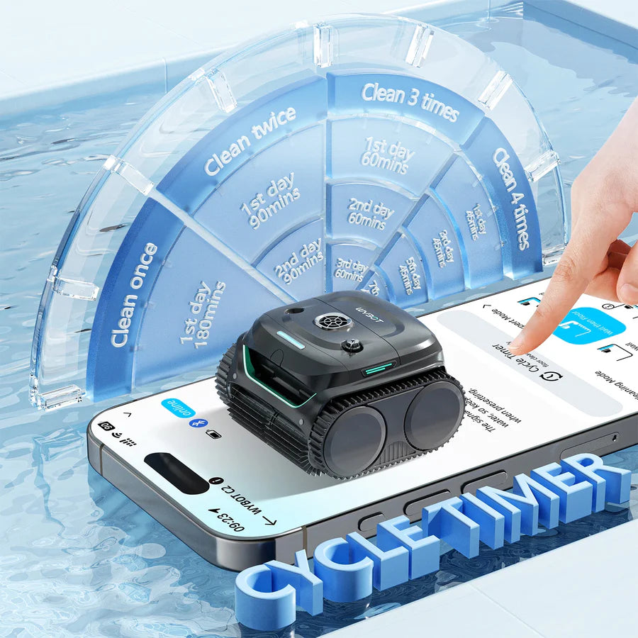 Wybot Model C2 Cordless Robotic Pool Cleaner with APP